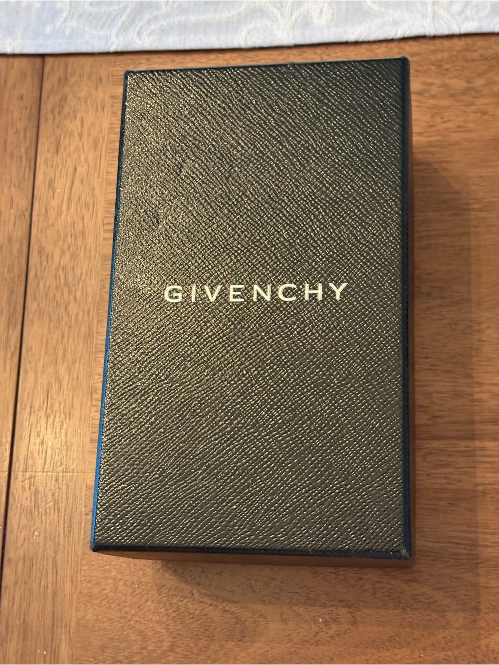 Givenchy Black Men's Accessory Box with White Logo
